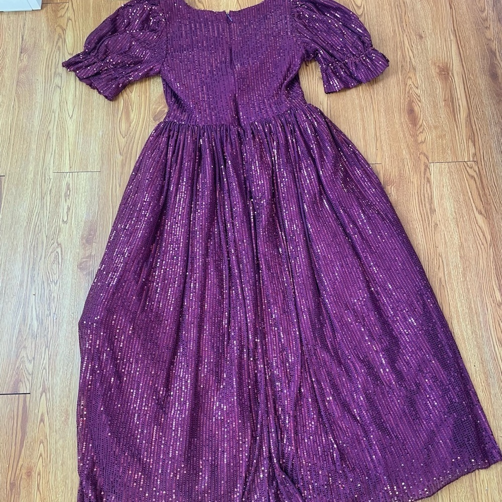 Ivy city Clara plum sequin - Picture 7 of 8